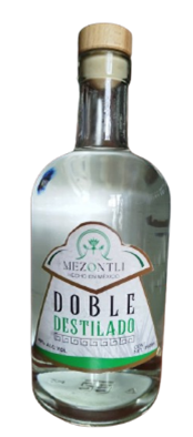 Destilado de pulque cristalino doble destilado